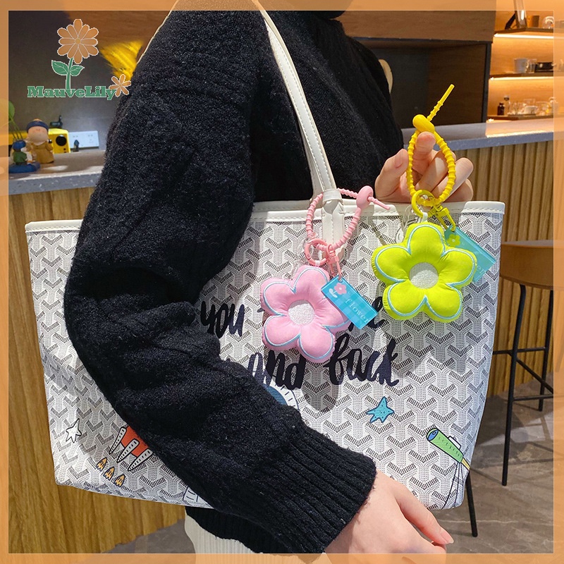 Lily Móc Khóa Trang Trí Túi Xách / Móc Khóa Hình Hoa Dễ Thương