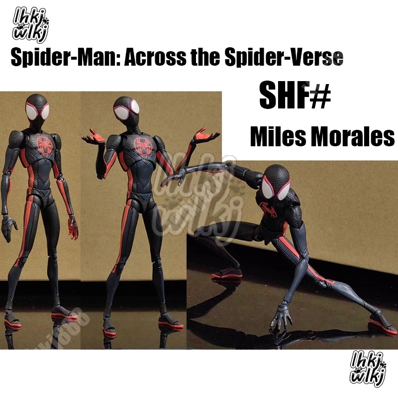 Người Nhện: Xuyên Qua con Nhện - verse peter b. Mô Hình Nhân Vật parker s.h.figuarts gwen stacy miles Chân Thật