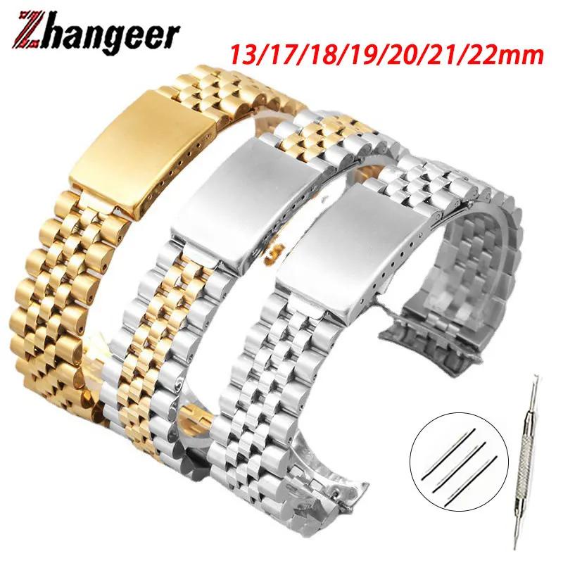 Dây Đeo Đồng Hồ Bằng Thép Không Gỉ Cho rolex seiko 13mm 17mm 18mm 19mm 20mm 21mm 22mm