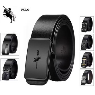 Thắt Lưng Da Bò Có Khóa Tự Động Thời Trang Công Sở Cho Nam Mã 219