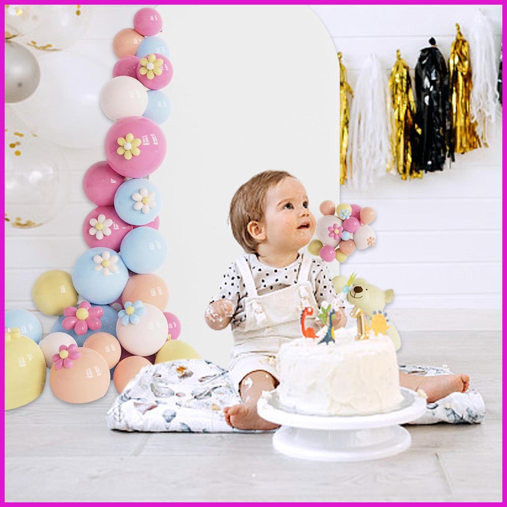 Vòng Hoa Đứng Bằng Vải spandex Co Giãn Trang Trí Tiệc Sinh Nhật