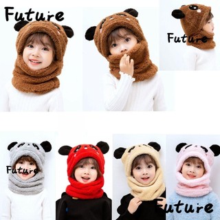 Mũ nhung san hô hình gấu trúc dễ thương cho bé