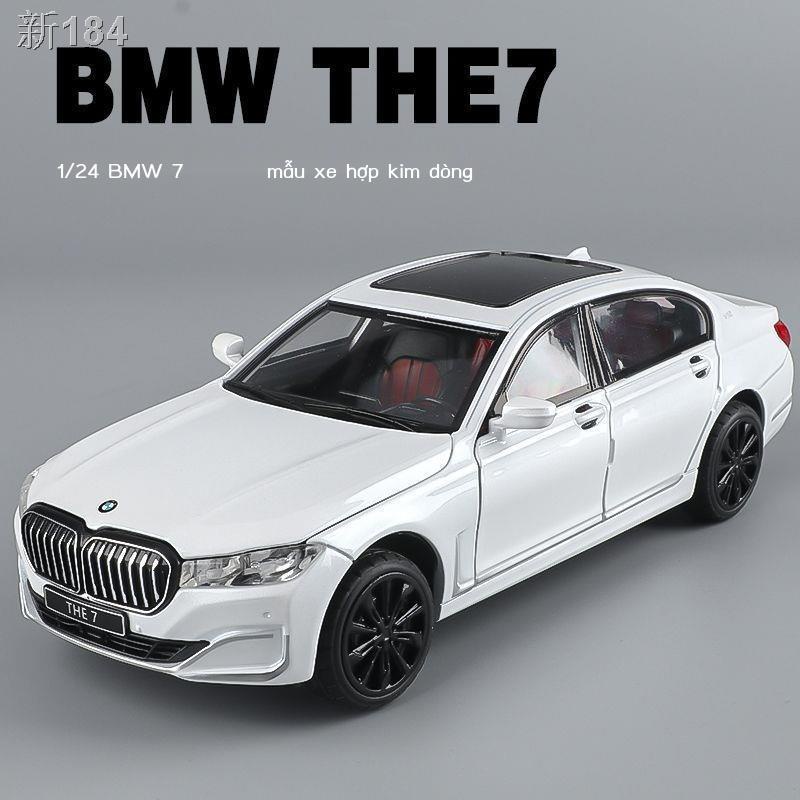 ☼ □❒1:24 BMW 7 Series hợp kim xe giả thật 760Li mô hình ô tô trang trí kinh doanh .