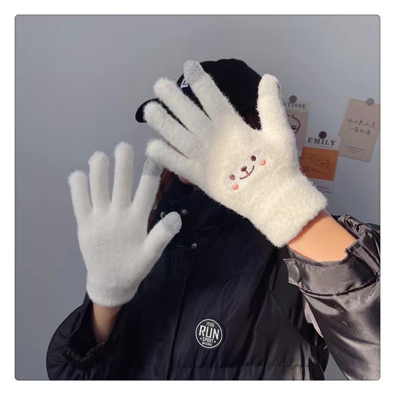Đôi găng tay len chống nắng hay giữ ấm cho nữ