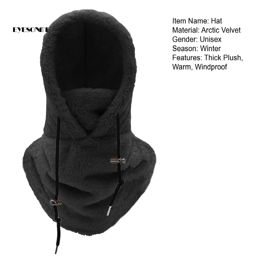 Khăn Choàng Che Mắt Chống Gió Giữ Ấm Mùa Đông Có Dây Rút Tùy Chỉnh Cho Trượt Tuyết balaclava cozy unisex