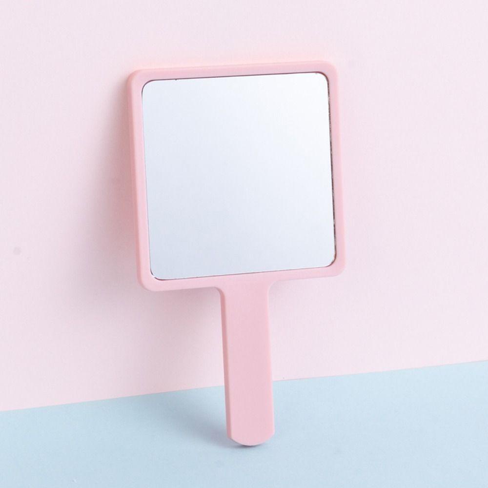Gương Trang Điểm Cầm Tay Thiết Kế Đơn Giản Chống Trượt Thoải Mái Dễ Thương