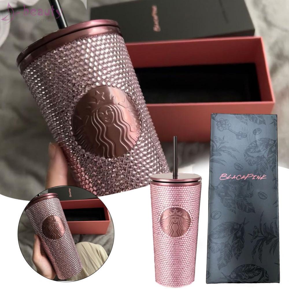 STARBUCKS Sleek Bình Nước Inox 700ml In Hình Nhóm Nhạc blackpink