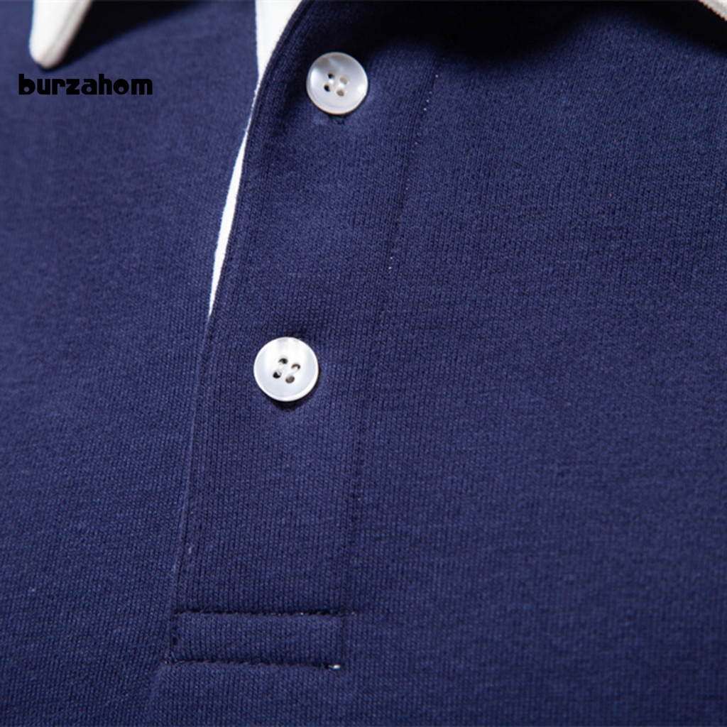 Bur_áo Nỉ Chắp Vá Màu Sắc Phong Cách Mùa Đông Có Nút Cài Giản Dị Dành Cho Nam Giới