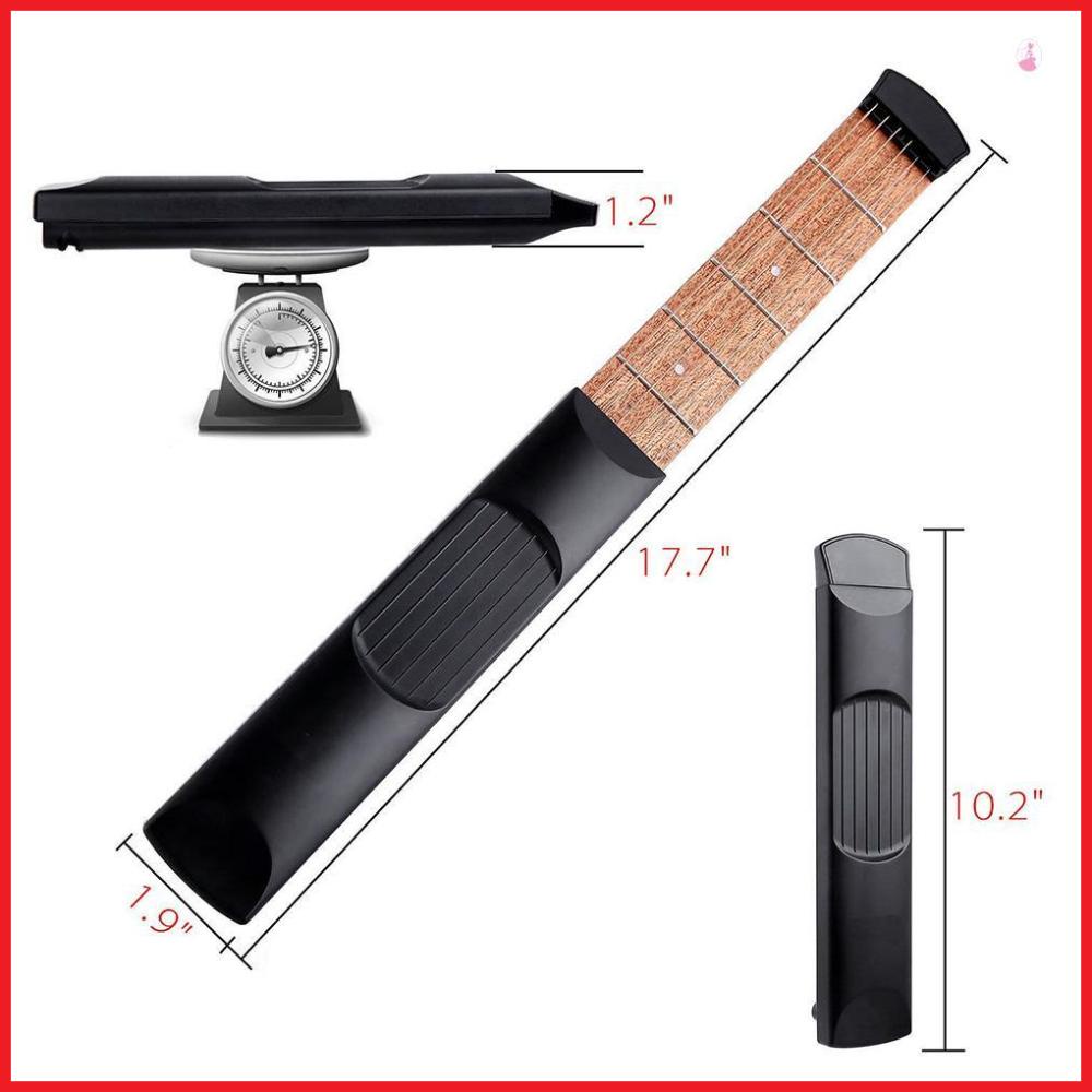 Mô Hình Đàn guitar Bỏ Túi 6 Dây 6 Phím Bằng Gỗ sapele Dành Cho Người Mới Bắt Đầu Đen
