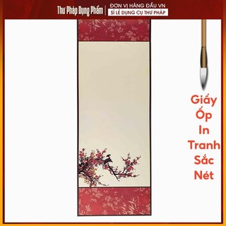 Liễn Giấy Viết Thư Pháp, Liễn Giấy Mỹ Thuật In Tranh Giấy Ốp 19x54cm - Set 05 tờ