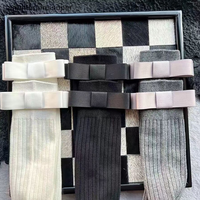 Vớ Cao Đến Đầu Gối Đính Nơ Phong Cách lolita Nhật Bản Dễ Thương Thời Trang Quyến Rũ Cho Nữ sbs