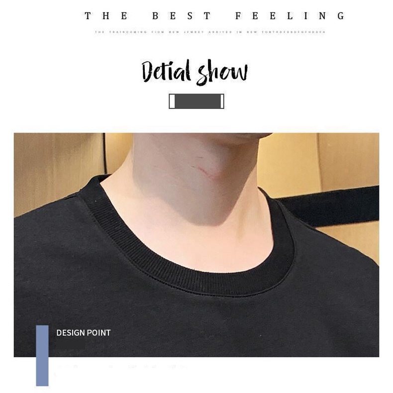 Áo Thun cotton Tay Dài Cổ Tròn Phong Cách Mới Mùa Thu Đông 2020 Cho Nam size m-4Xl