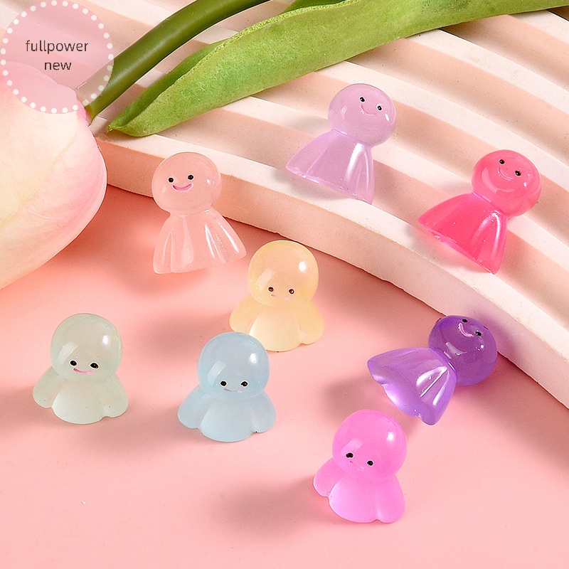 Fullpowernew Set 10 Búp Bê Dạ Quang Phát Sáng Trong Bóng Tối Trang Trí Vườn diy vn