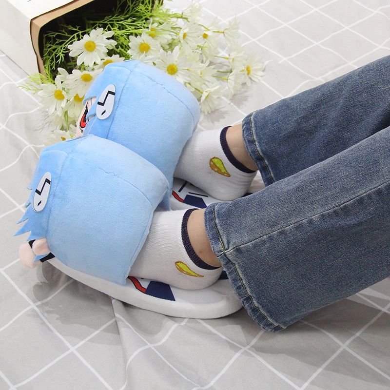 Dép Bông Đi Trong Nhà Ấm Áp Mùa Đông Hình evangelion ayanami rei ling polly
