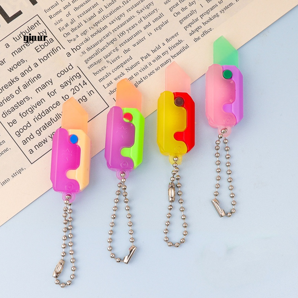 Móc Khóa Hình Cắt Cà Rốt 3d mini Dễ Thương