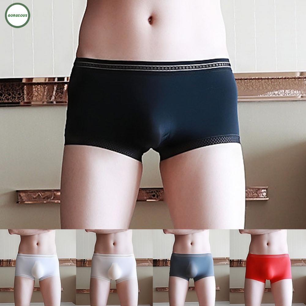 New Coming~Underwear Breathable Underpants Low Rise Bikini Male Panties See-through Pouch#Home Essentialses