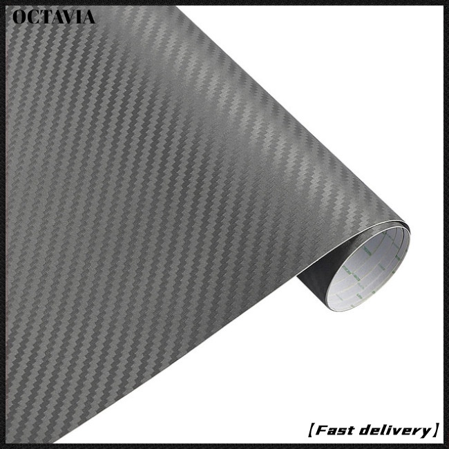 At Cuộn Phim Dán 3d Bằng vinyl Sợi carbon 30cmx127cm Trang Trí Xe Hơi Xe Máy
