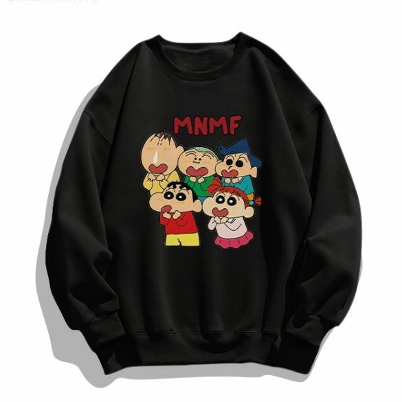 Áo Nỉ Nữ Dài Tay Cổ Tròn Thời Trang Hàn