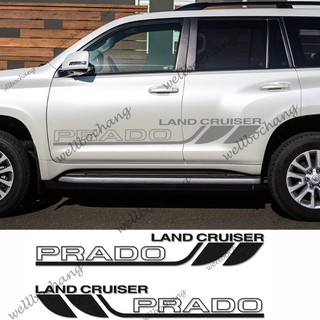 Bộ 2 Miếng Dán 170cm Trang Trí Cửa Xe Hơi toyota land cruiser prado Bằng vinyl
