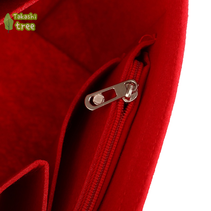 Túi Đựng Túi Xách Cầm Tay mini Bằng Vải Nỉ Lót Bên Trong