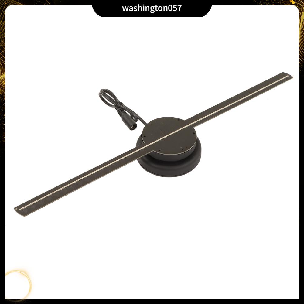 Washington057 Quạt hình ba chiều 3D 224LED 400x400mm Điều khiển từ xa WiFi Màn quảng cáo máy chiếu 100‑240V