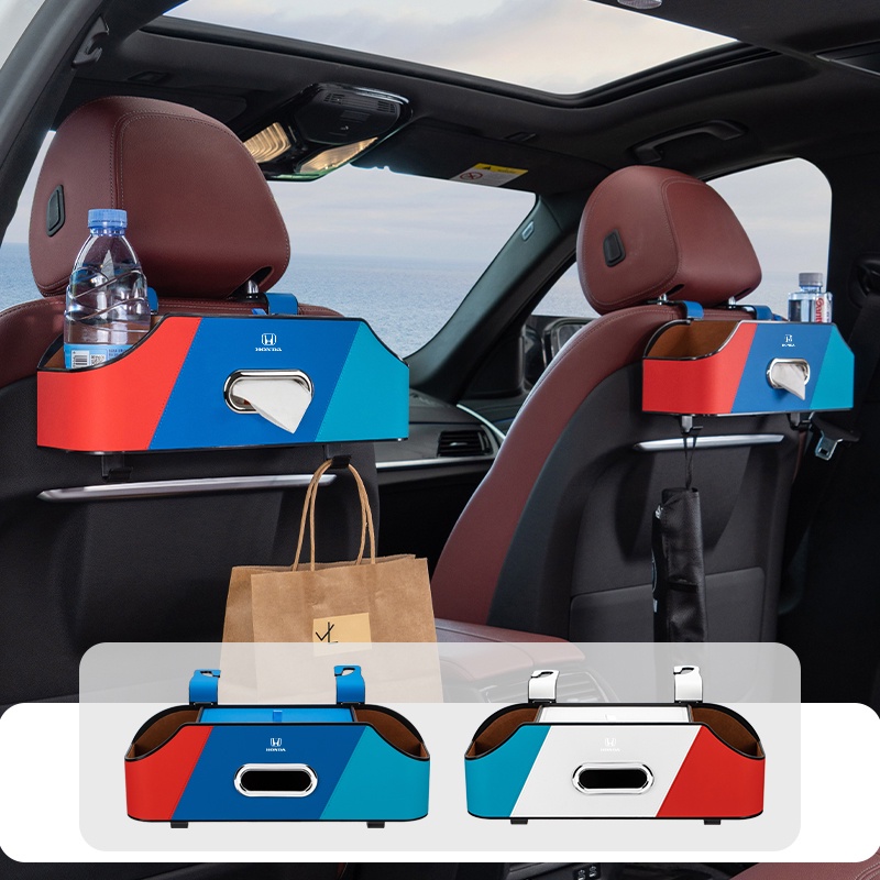 Hộp Đựng Cốc Nước / Khăn Giấy Đa Năng Gắn Ghế Sau Xe Hơi honda fit jazz / cbr hrv cb500x odyssey vezel pilot