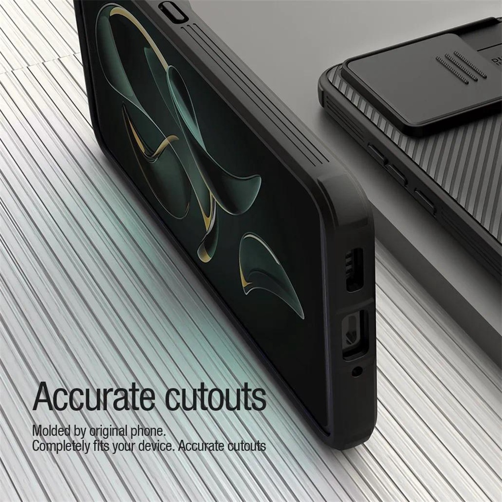 Ốp lưng Xiaomi 13T Pro NILLKIN CamShield Pro Lens bảo vệ nắp từ tính cho Redmi K60 Ultra