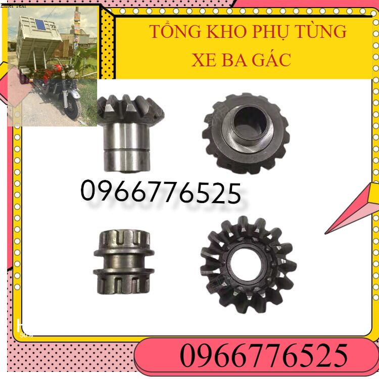 BỘ NHÔNG SỐ DE  XE BA GÁC XE BA BÁNH