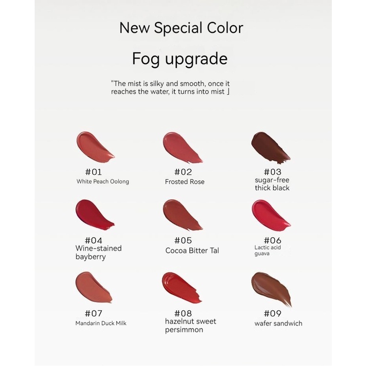 ForeverKey  Nước môi bùn môi men son môi trần trắng sương mù mặt mộc không nhuộm ly son môi