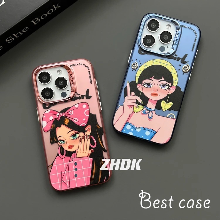 Ốp Lưng Hình Cô Gái Cho iphone 11 12 13 14 15 pro max