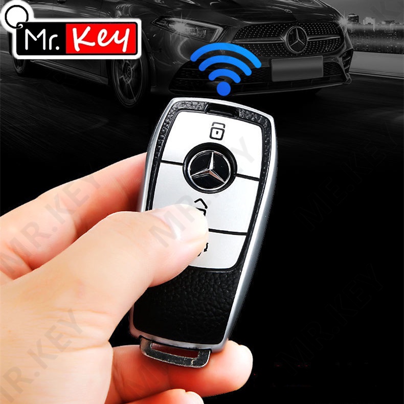 Bao Da tpu Đựng Chìa Khóa Xe Hơi mercedes benz a c e s class w177 w213 w205 w221