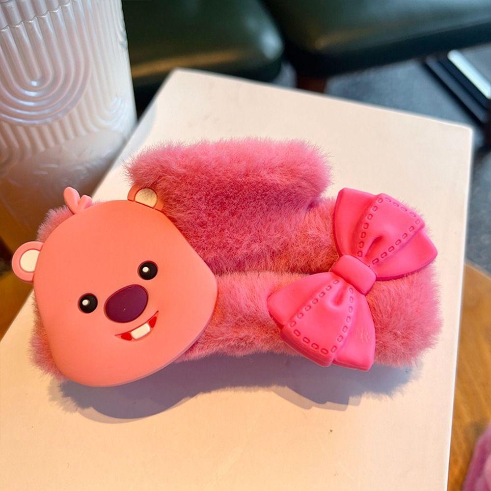 Keene Kẹp Tóc Hình Cá Mập Hoạt Hình Nhồi Bông Sáng Tạo Cho Nữ