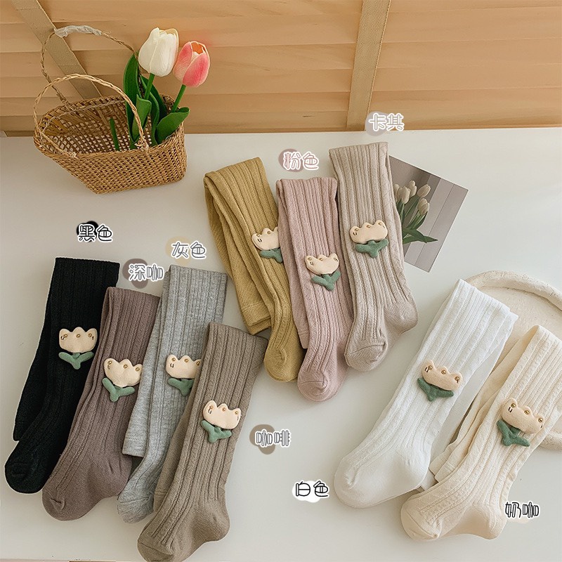Quần tất len cả bàn cho bé gái dễ thương