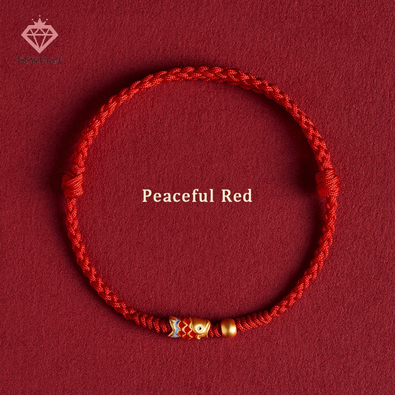 [pcwfkef] Vòng Đeo Tay May Mắn Bện Thủ Công Hình Cá koi Có Thể Điều Chỉnh Kích Thước Thích Hợp Làm Quà Tặng Cho Bạn Thân Bạn Thân Mới | BigBuy360 - bigbuy360.vn