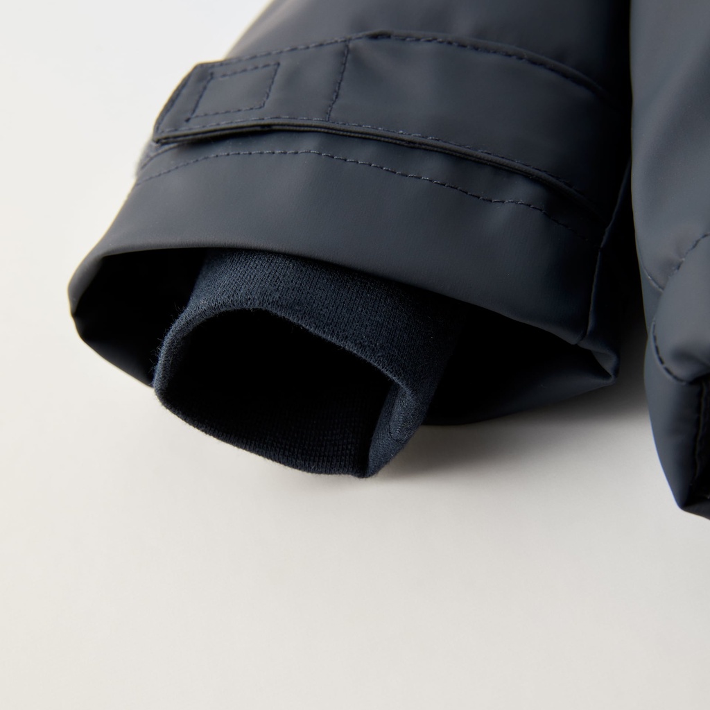 Raincoat Zara 2023 dư xịn ,ÁO MƯA TRÁNG CAO SU LÓT LÔNG CỪU NHÂN TẠO