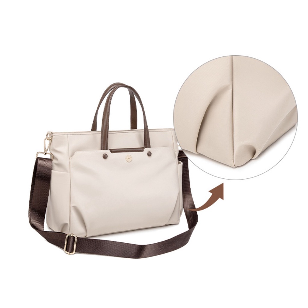 MINGKE Túi Xách Đựng laptop 13 14 inch Siêu Nhẹ Chống Thấm Nước Phong Cách Cổ Điển Thời Trang Cho Nữ