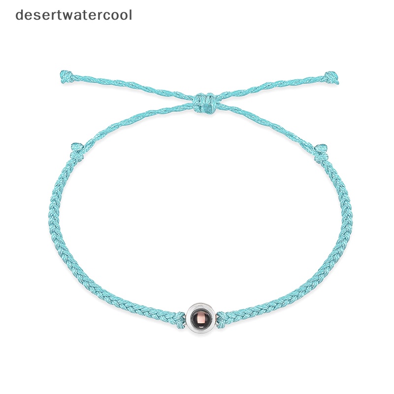 Vòng Tay handmade Mặt Tròn Khắc Hình Máy Chiếu Độc Đáo Cho Cặp Đôi / Bạn Bè / Giáng Sinh