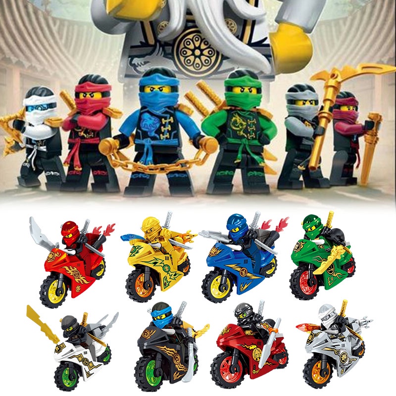 Búp Bê Đồ Chơi Lắp Ráp Xe Mô Tô blythe phantom ninja gold lloyd ni Thích Hợp Làm Quà Tặng Cho Bé Trai
