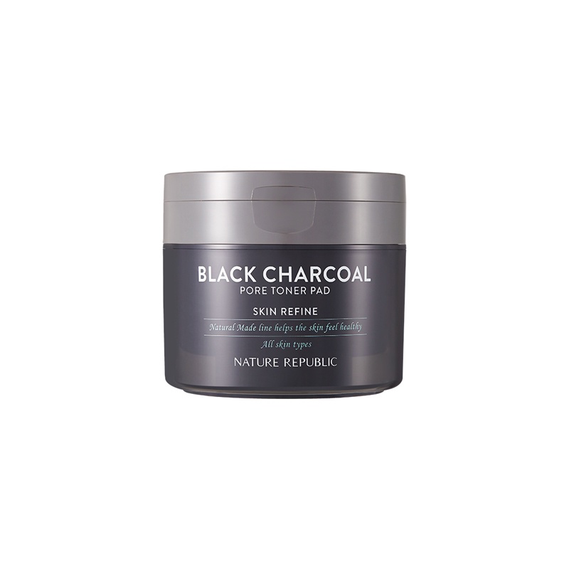 Nature Republic Black Charcoal Pore Toner Pad 100g