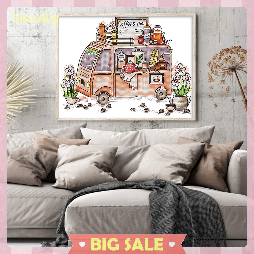 Bộ Tranh Thêu Chữ Thập 14ct Bằng cotton Thân Thiện Với Môi Trường