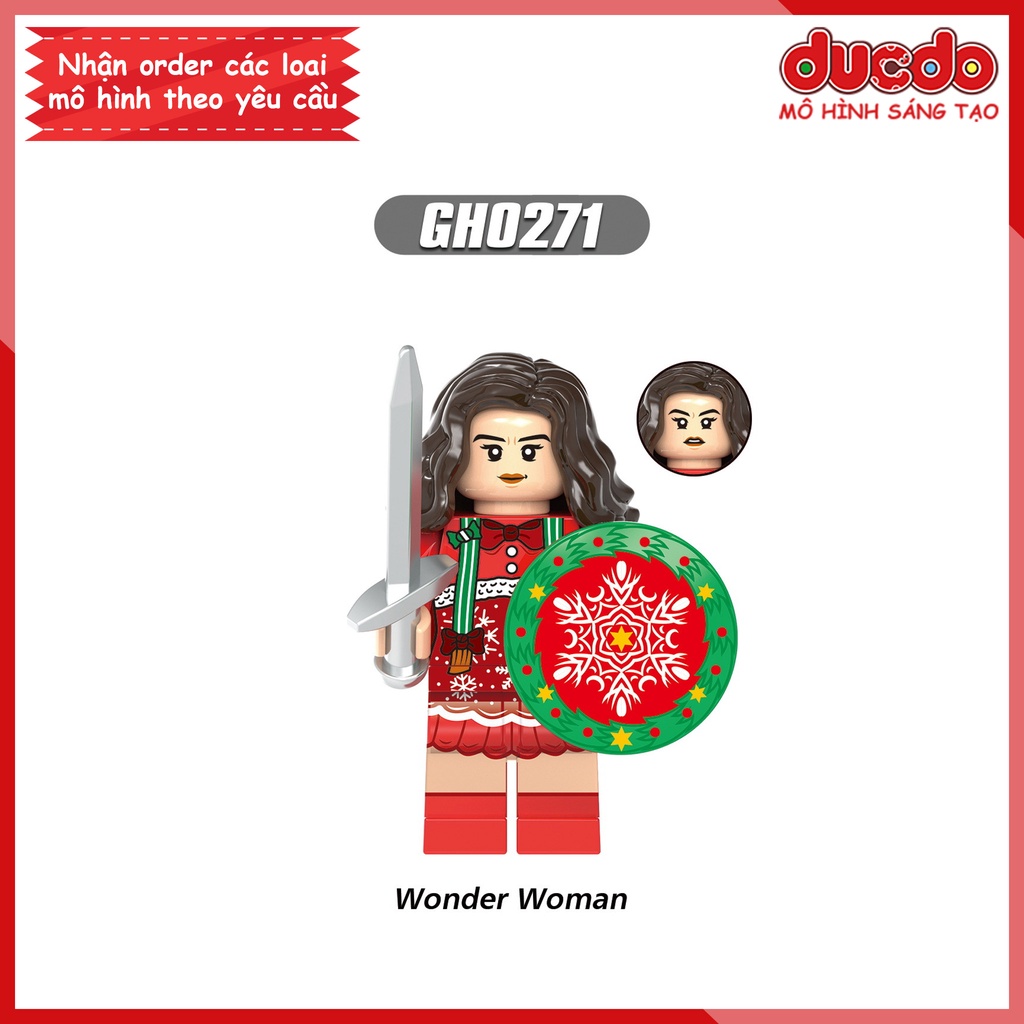 Minifigures các nhân vật hóa trang giáng sinh Noel tuyệt đẹp - Đồ chơi Lắp ghép Xếp hình Mini Mô hình XINH G0135