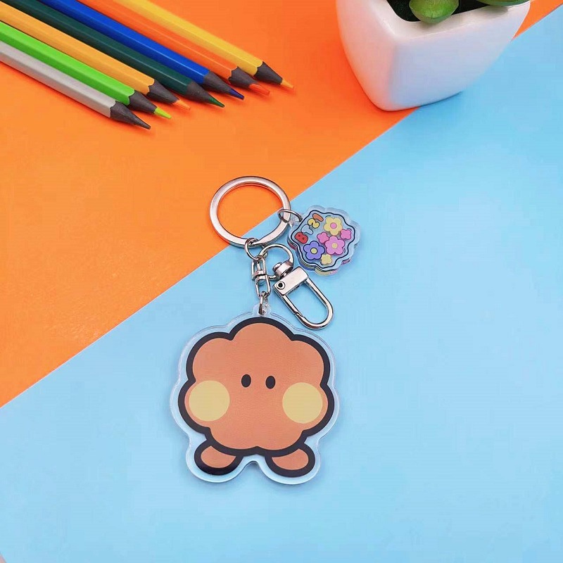 Yb1 Móc Khóa Hoạt Hình bt21 Bằng acrylic Cho Túi Xách Nữ tata rj Mango chimmy shooky koya by1