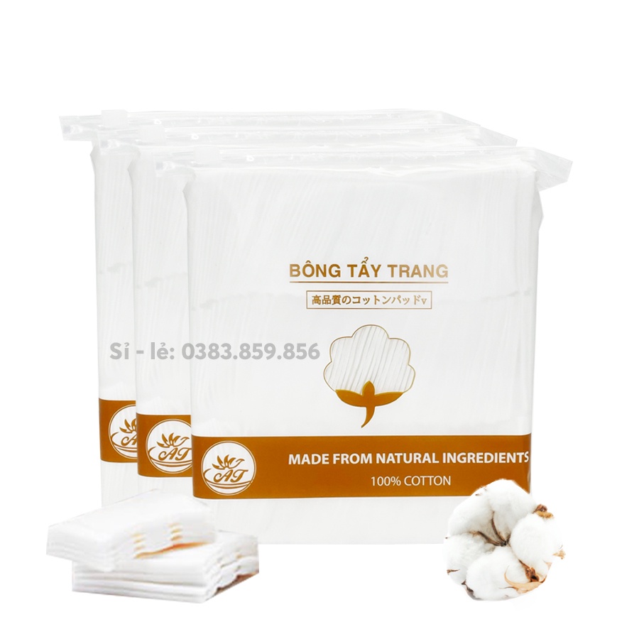 Bông tẩy trang kháng khuẩn An Tâm hàng chính hãng