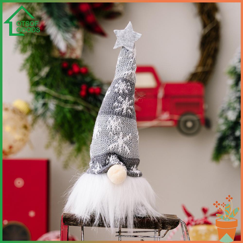 ✿ Nón Tai Bèo Thời Trang Sành Điệu Cao Cấp ✿ Búp Bê Hình Người Vô Diện Đội Nón Dệt Kim Có Đèn led Phát Sáng Dễ Thương Trang Trí Nhà Cửa Dịp Giáng Sinh Năm Mới