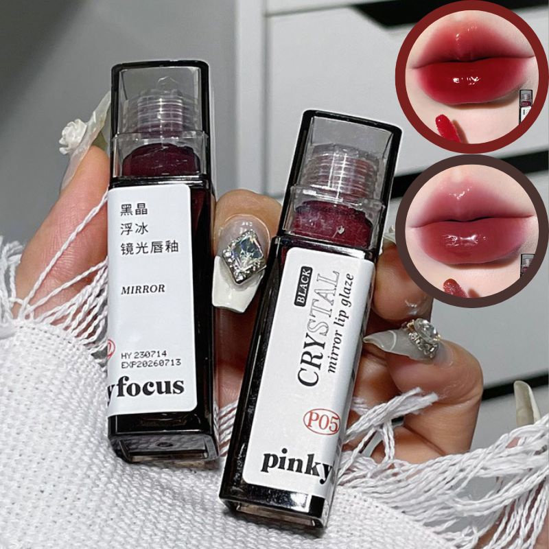 Yrshop Son Kem Màu Trong Suốt Kháng Nước Không Phai pinky focus