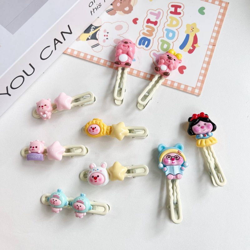 Mh 1K kẹp tóc xinh Kẹp Tóc Hình Hoạt Hình Xinh Xắn Cho Nữ kẹp tóc
