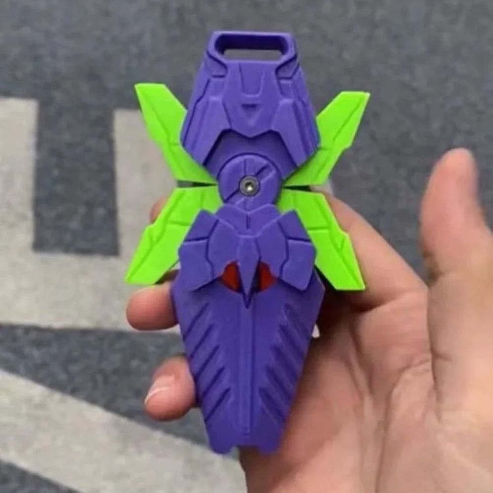 Kenton Đồ Chơi Mô Hình Cà Rốt 3d mini Màu Xanh Lá / Tím / Xanh Lá / Tím / Trọng Lực Mặt Dây Chuyền Xoay