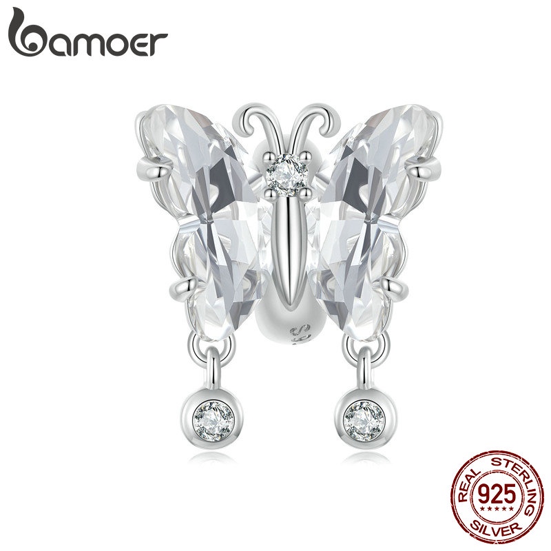 Bamoer Mặt Dây Chuyền Hình Bướm Bằng Bạc sterling 925