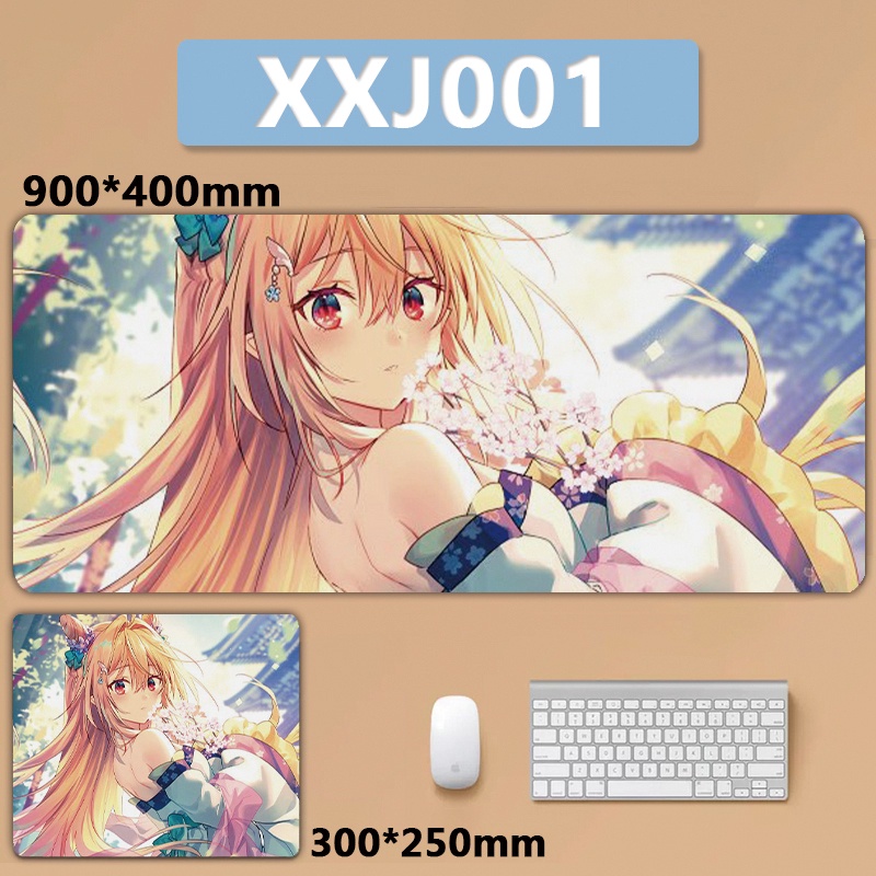 Miếng Lót Chuột Và Bàn Phím Cỡ Lớn in Hình Công Chúa Ma Cà Rồng terakomari gandesblood xxl