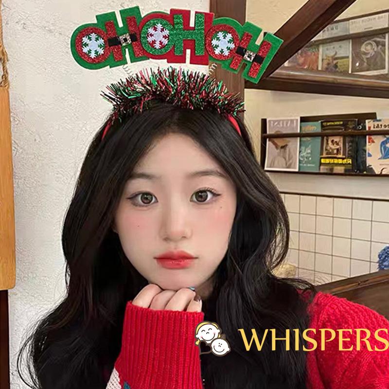 Whispers Băng Đô Cài Tóc Hình Cây Thông Giáng Sinh Nhiều Màu Sắc